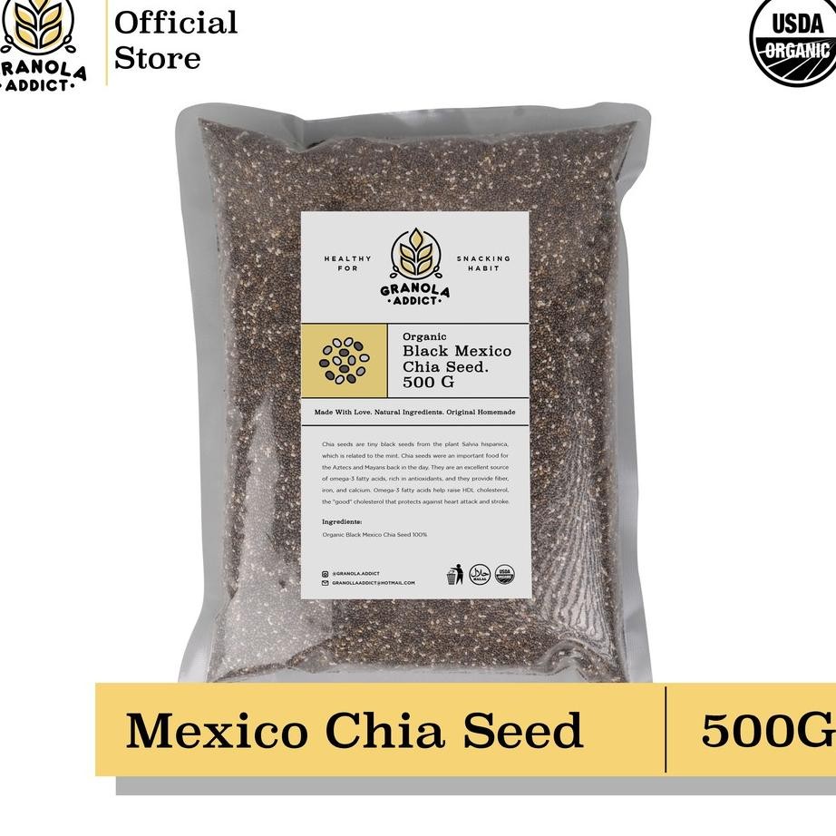 

Granola Addict Bla Chia Eed Meico Organic Organi G