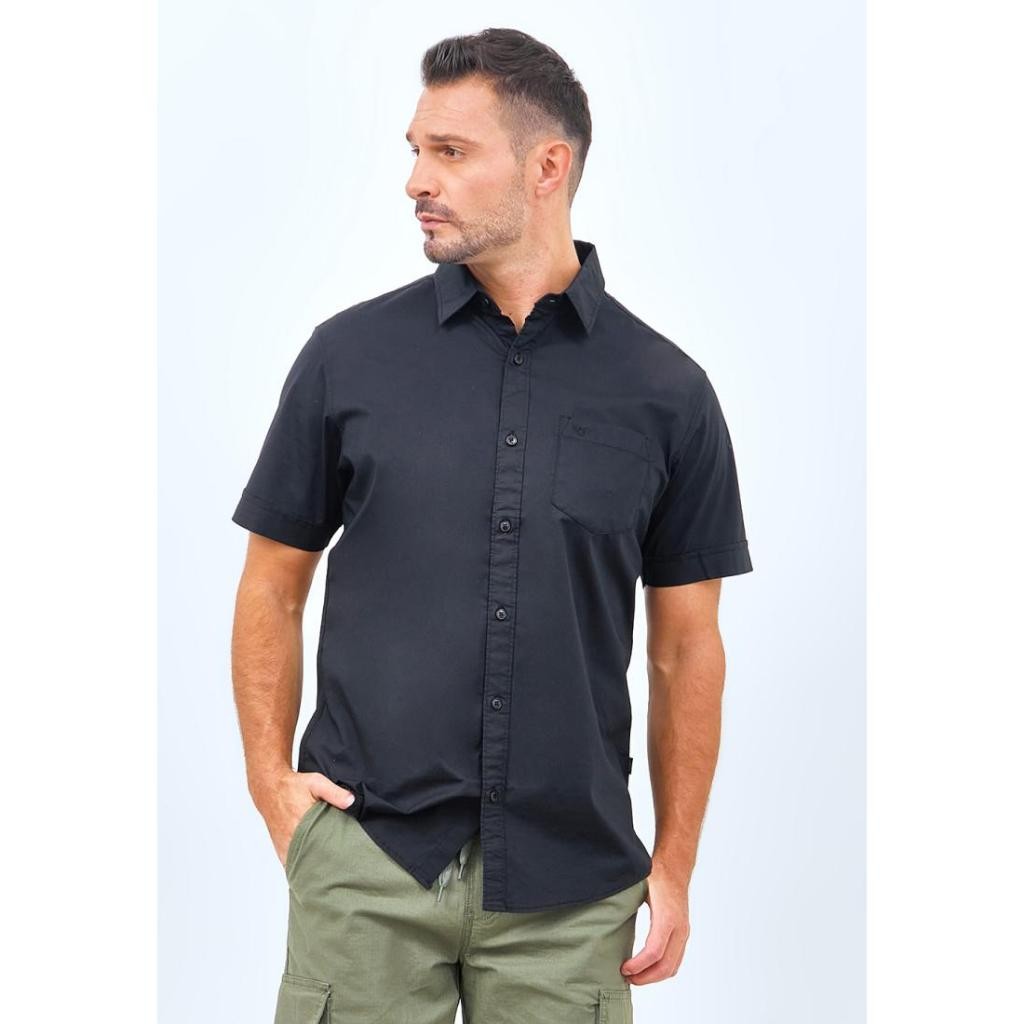 Emba Classic - Arttruk 2 Kemeja Pria Lengan Pendek Polos Slim Fit