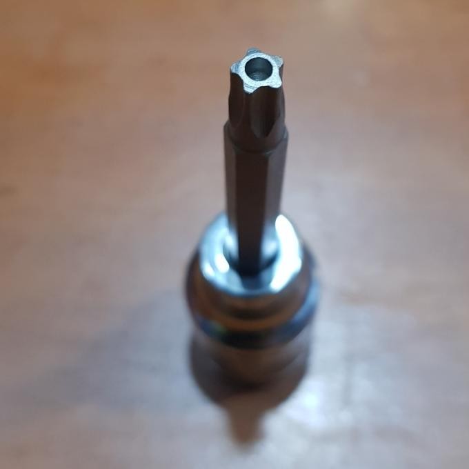 Promo Kunci Sock L Bintang 5 Lubang Drive 1/2 Ukuran T30 Star Hex Bit Sock