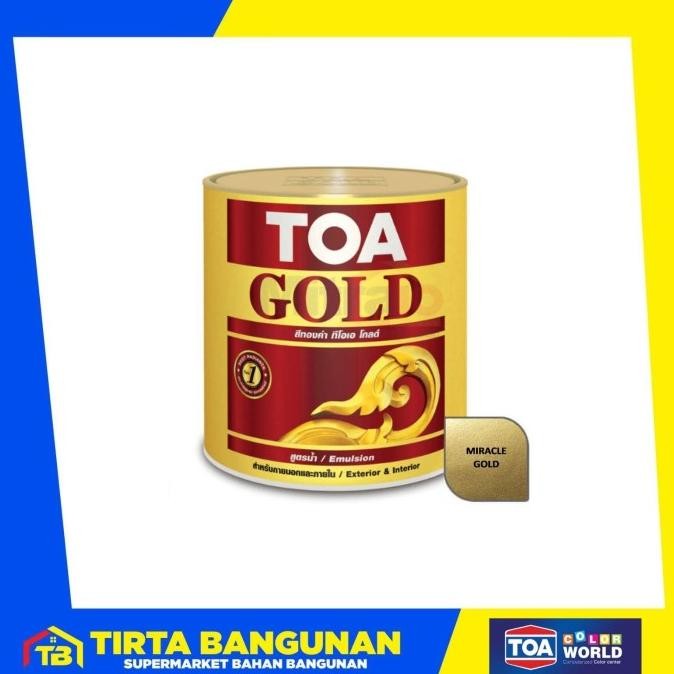Spesial Toa Gold - W8008 Miracle 0,946 Lt Cat Warna Gold