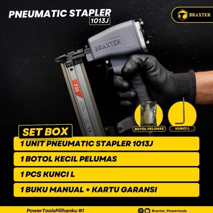 Grosir 1013J. Pneumatic Stapler / Stapler Tembak / Staples Tembak Braxter