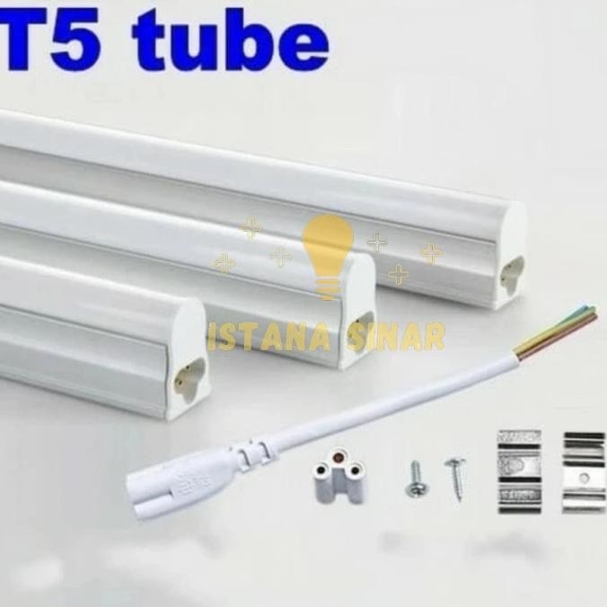 Lampu TL Neon T5 LED 5/ 9/ 13/ 18 W watt Putih / Lampu neon Led Tube murah