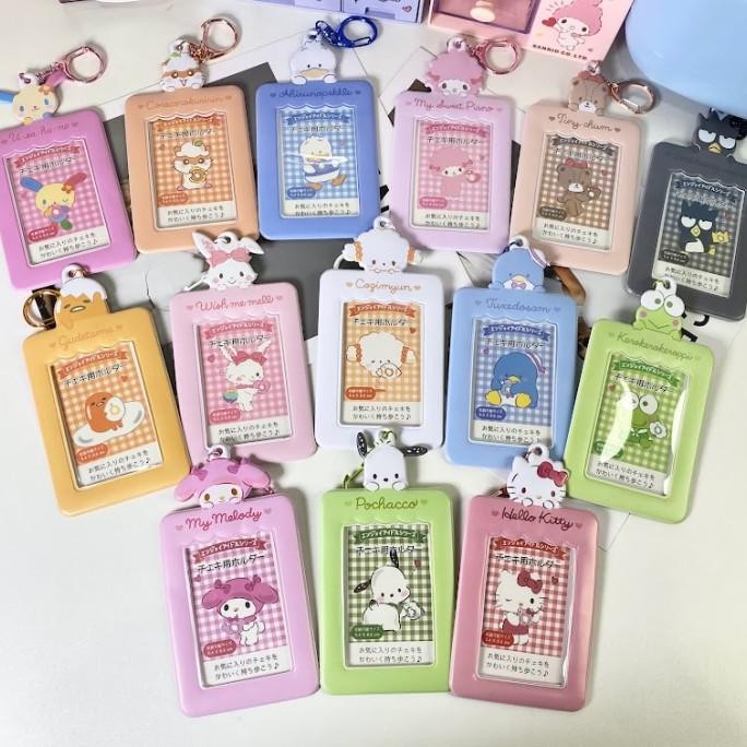 

ID Card Case Sanrio Hello Kitty Cinnamoroll My Melody Kuromi Lucu Unik