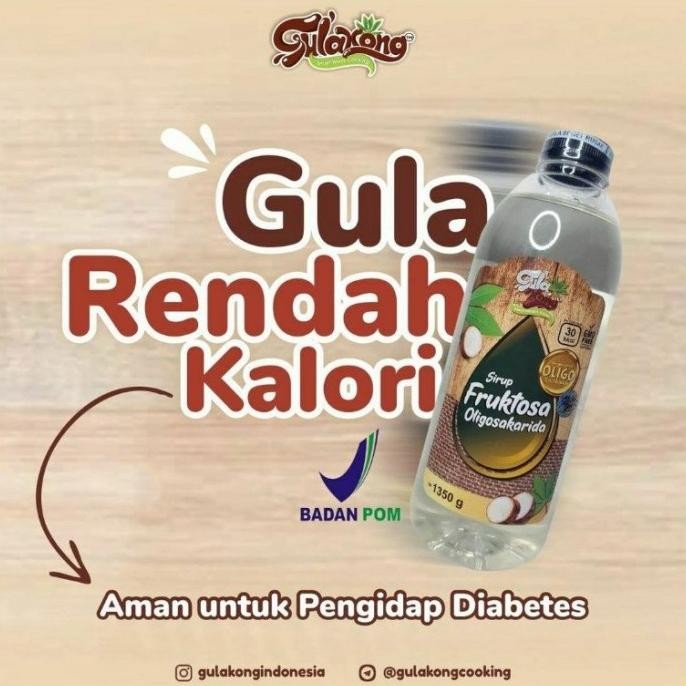 

GULAKONG Gula Singkong 1350ml - DIABETES FRIENDLY, GLUTEN FREE murah