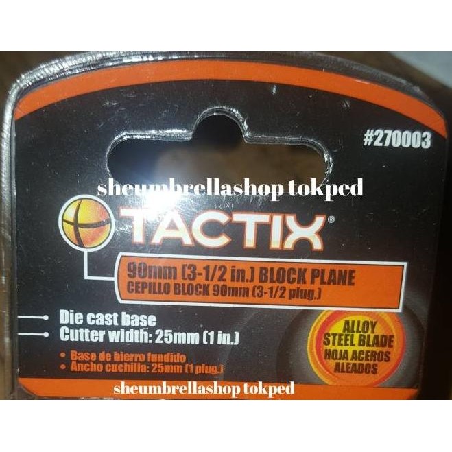 serut ketam kayu mini block plane tactix / pahat kayu murah