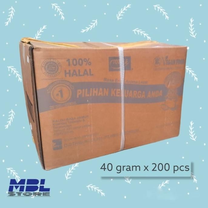 

Totole Kaldu Jamur 40 Gram Dus isi 200 pcs murah