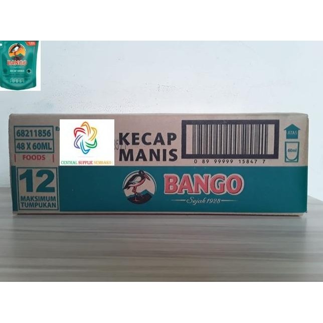 

BANGO Kecap manis reffil [60 ml /48 pcs /1 karton ] murah