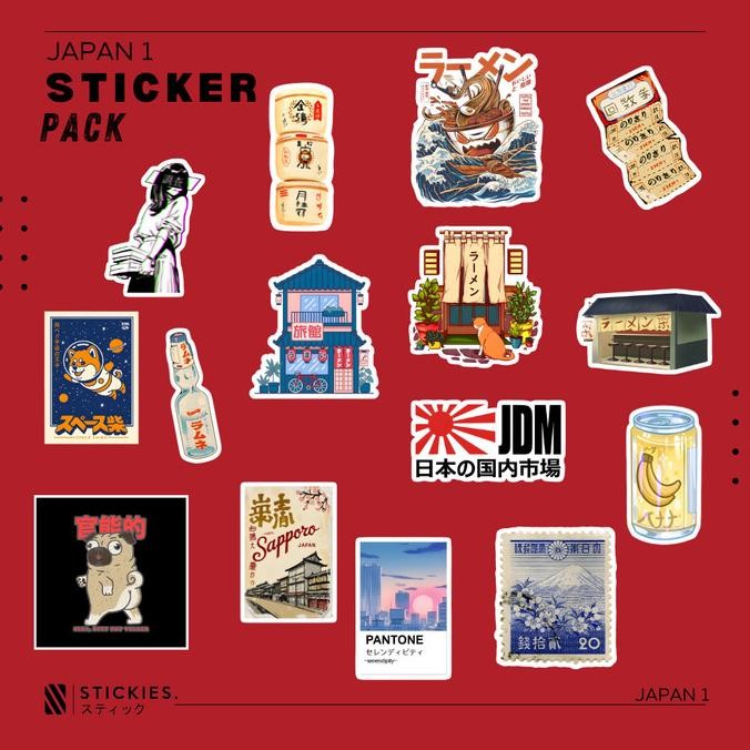 

STICKER PACK JAPAN | HIGH QUALITY | MURAH murah
