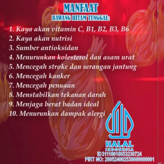 

BAWANG PUTIH HITAM TUNGGAL-BAWANG HITAM LANANG SIUNG-BLACK GARLIC 250G [terbaik]