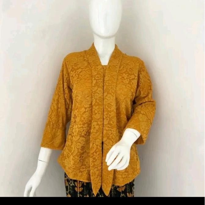 [[ PICKY / ATASAN KEBAYA FLOY BROKAT ENCIM BUSUI FRIENDLY / KEBAYA KARTINI JUMBO LD 130CM LD 140CM K