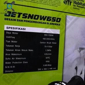 Alat Cuci Mobil Jet Cleaner Pro Quip Jetsnow 650 / Mesin Cuci Salju Steam Motor Proquip JETSNOW650