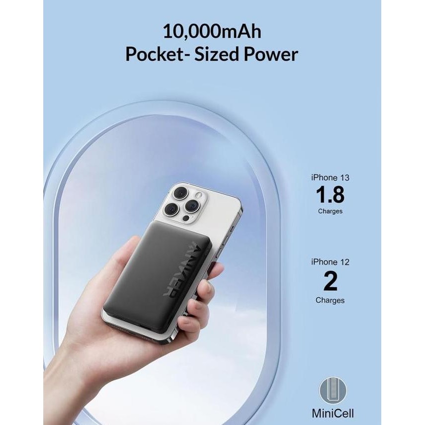Promo Anker Powerbank 334 Maggo Magnetic Battery (Powercore 10K)