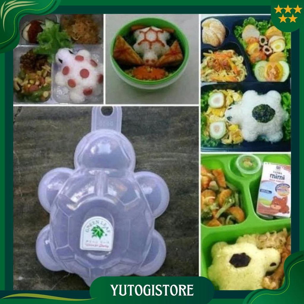 Nas Store Cetakan Nasi Bento Karakter Hewan / Cetakan Puding / Cetakan Agar Agar / Cetakan Bekal Ori