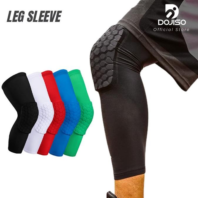 Leg Sleeve Basket 01 Bantalan Pelindung Lutut Olahraga Deker Basket