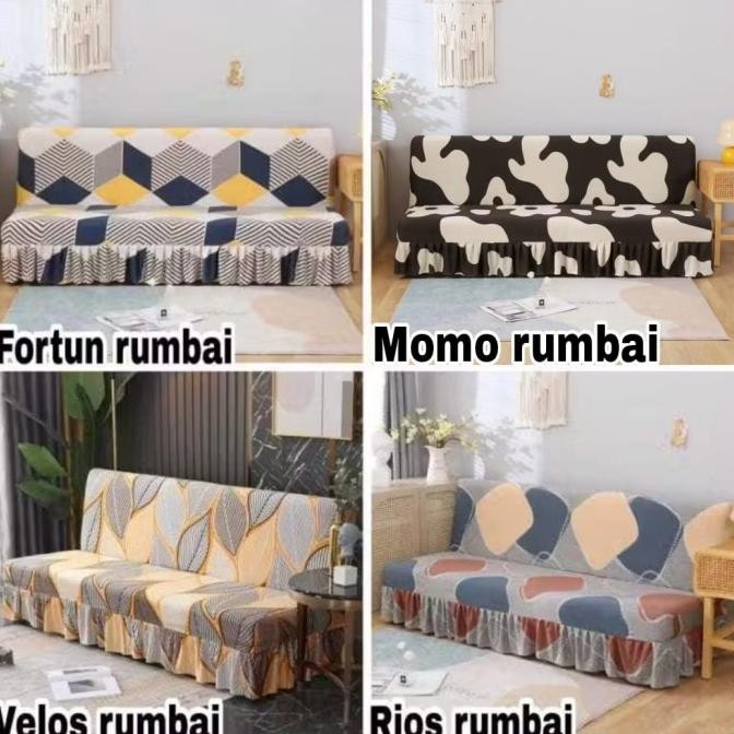 Cover sofa bed INFORMA,GOTHAM,IVARO elastis Sarung RUMBAI penutup sofa