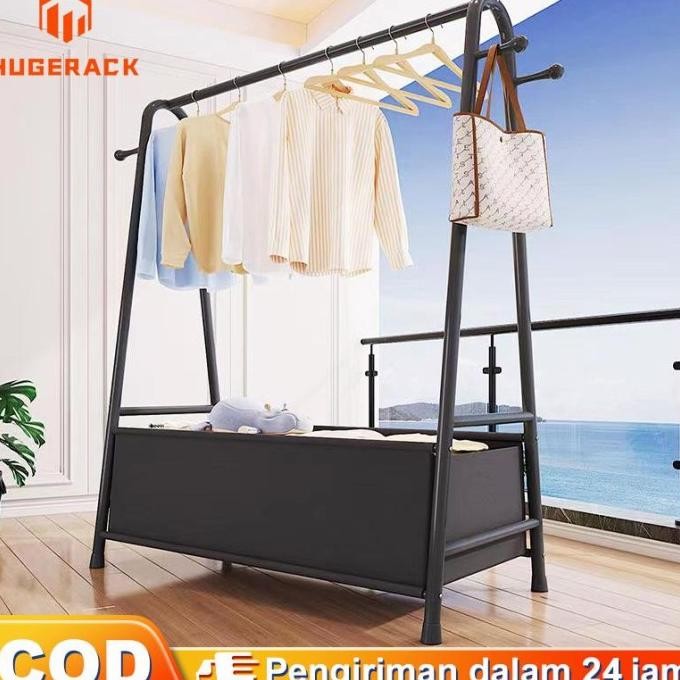 Rak Triangle Stand Hanger Rak Baju Gantungan Aesthetic Rak Pakaian