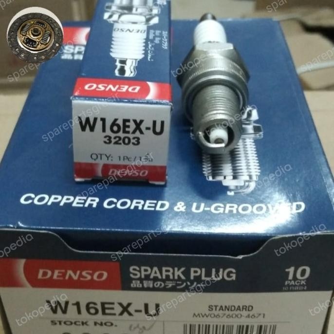 busi kijang super denso w16ex u spark plug mobil