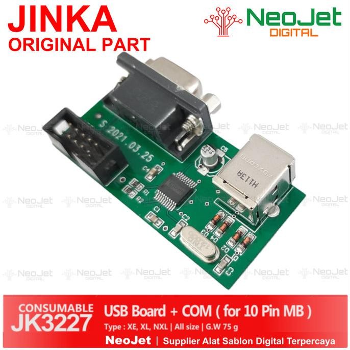 Promo Usb Board Serial Port 10 Pin Mesin Cutting Jinka Xl Nxl Xe Sparepart