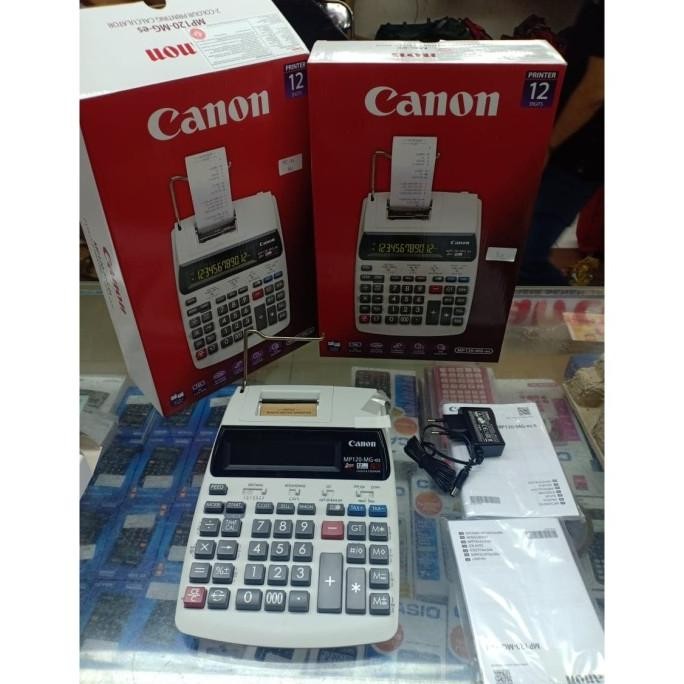 

TERBARU - Canon Calculator MP120-MG - Printing Struk Kasir Kalkulator 12 Digits