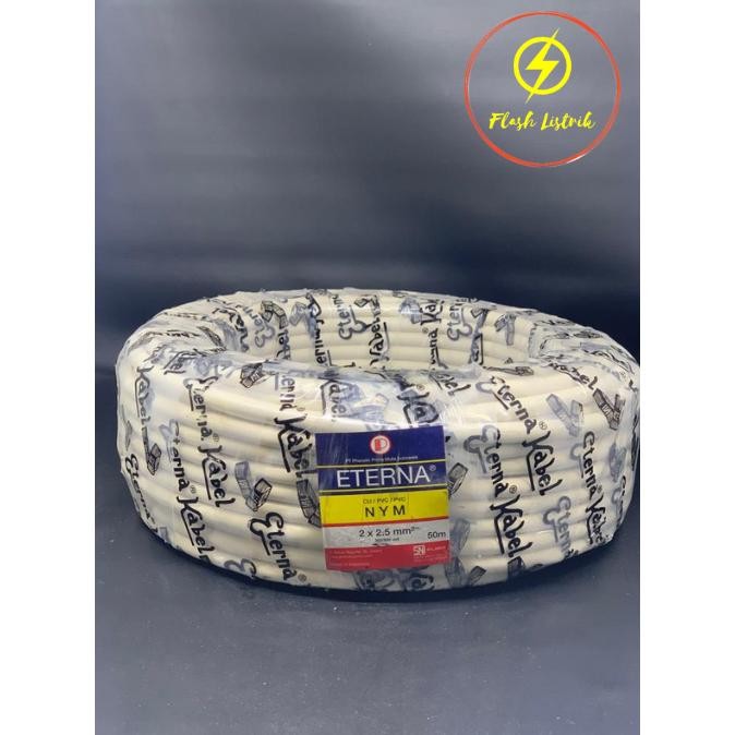 [Eterna] Kabel Eterna NYM Eterna 50M 2x1,5 / 2x2,5 / 3x1,5 / 3x2,5 / 4x1,5 / 4x2,5 / 4x4