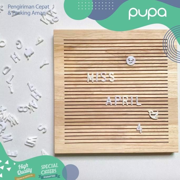 

WOOD LETTER BOARD SET / PAPAN KAYU HURUF DEKORASI DIY, PAPAN NAMA BAYI ORIGINAL DAN TERPERCAYA