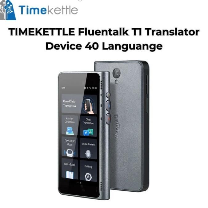 

Timekettle Fluentalk T1 Translator Device 40 Languange - Alat Penerjemah 40 Bahasa