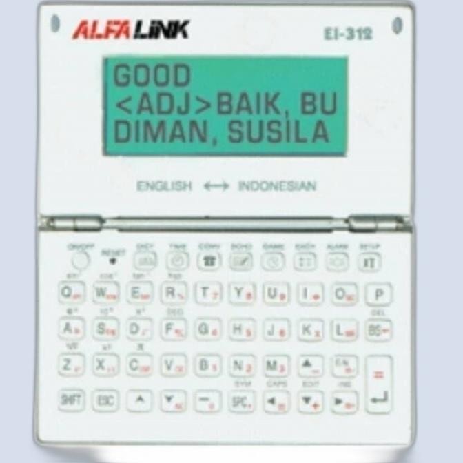 

Kamus Bahasa/Kamus Elektronik/Kamus Alfalink Ei-312/Garansi/Non Dus