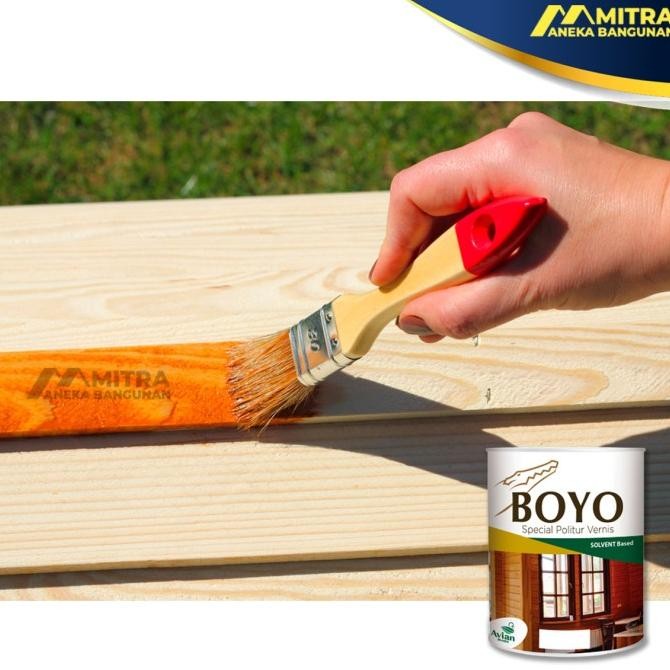 POLITUR BOYO AVIAN ANTI RAYAP JAMUR VERNIS PLITUR KAYU 1 LITER