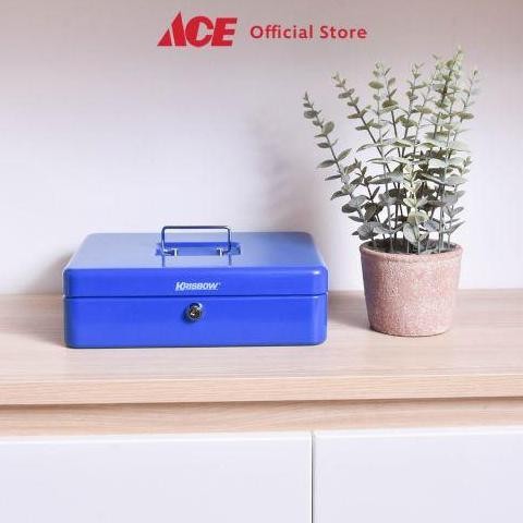 

Krisbow Cash Box 30 Cm - Biru Tempat Uang Dengan Kunci Safety Money Storage Box Kotak Uang Kasir