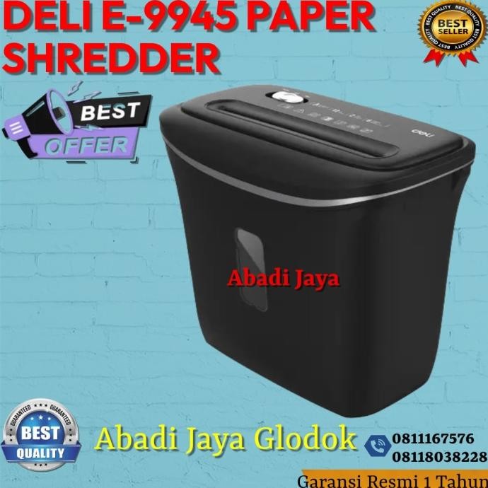 Sale Deli E-9945 Paper Shredder