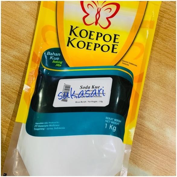 

Soda kue koepoe koepoe 1 kg pouch / baking soda kupu kupu murah