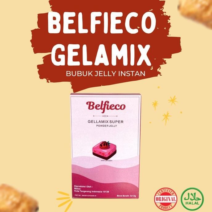 

Belfieco Gelamix Super Jelly Powder 8 X 12 Gram murah