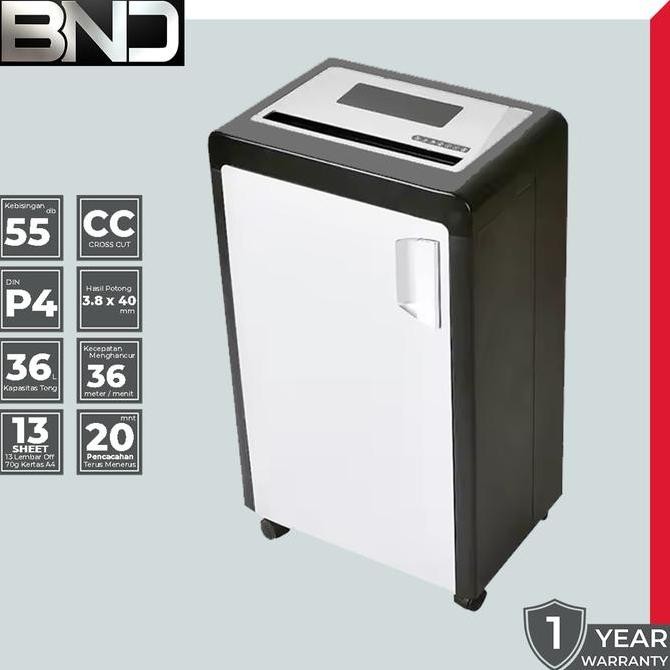 

Murah Mesin Penghancur Kertas | Bnd Ps 883 Cc (Micro Cut Cross Cut) | Original | Garansi Resmi