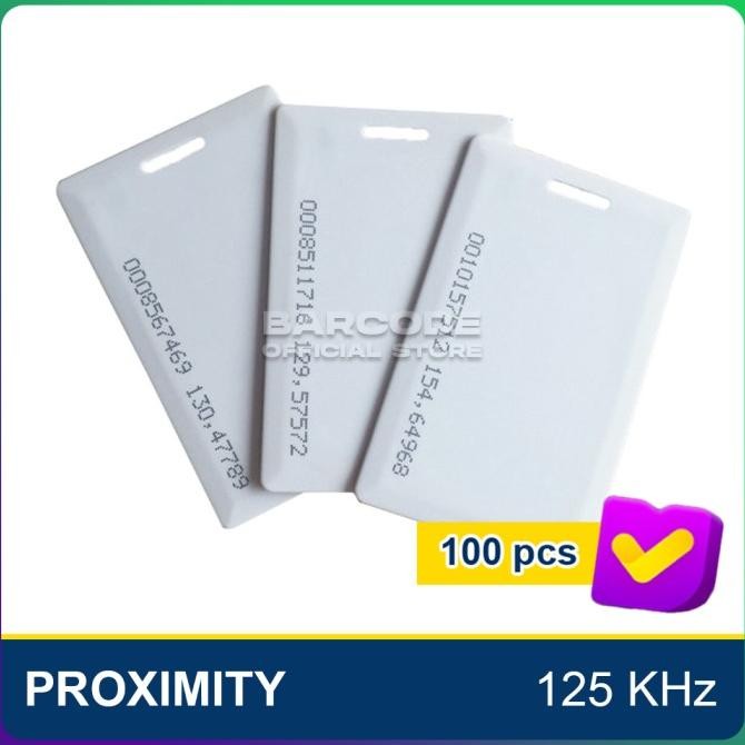 

Murah 1 Pack Kartu Rfid Proximity 125 Khz Uid Card Tebal Lubang Clamshell
