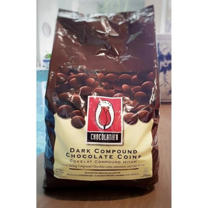 

TULIP Dark Compound Coin 2,5 kg - Coklat Compound coin murah