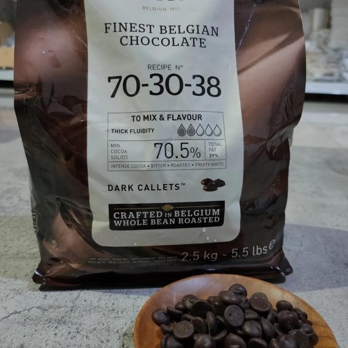 

CALLEBAUT 70-30-38 DARK CHOCOLATE 70% - 250 Gr murah