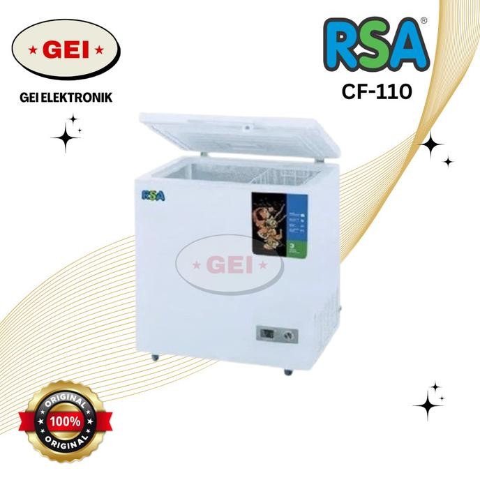 Sale Rsa Cf 110 Freezer Box Cf110 / Cf110 100 Liter