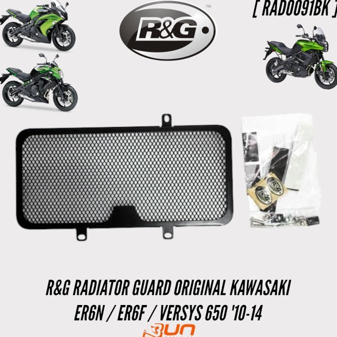 

Murah Cover Radiator Guard R&G Rng Original Er6N Er6F , Versys 650 '10-14