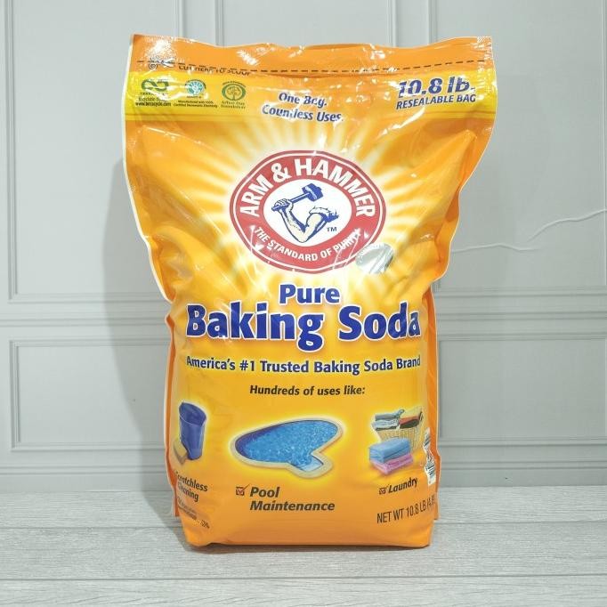 

BAKING SODA MERK Arm & Hammer Baking Soda 4.89 KG MADE IN USA 4.89KG 4 murah