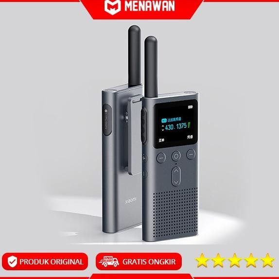 Murah Xiaomi Mijia Smart Walkie Talkie 1S/2S Ht Radio Intercom Original