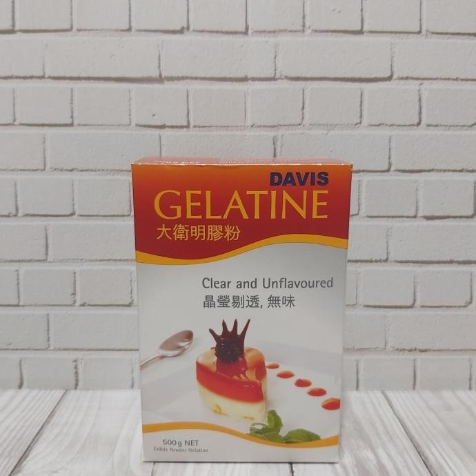 

Davis gelatine bubuk gelatine powder 500 gram murah