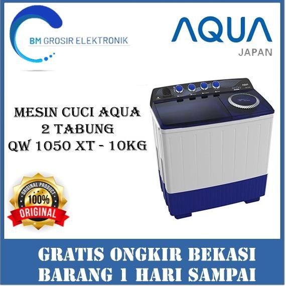 Promo Aqua Mesin Cuci 2 Tabung Qw 1050 Xt / 1050Xt / Qw-1050Xt / 10Kg
