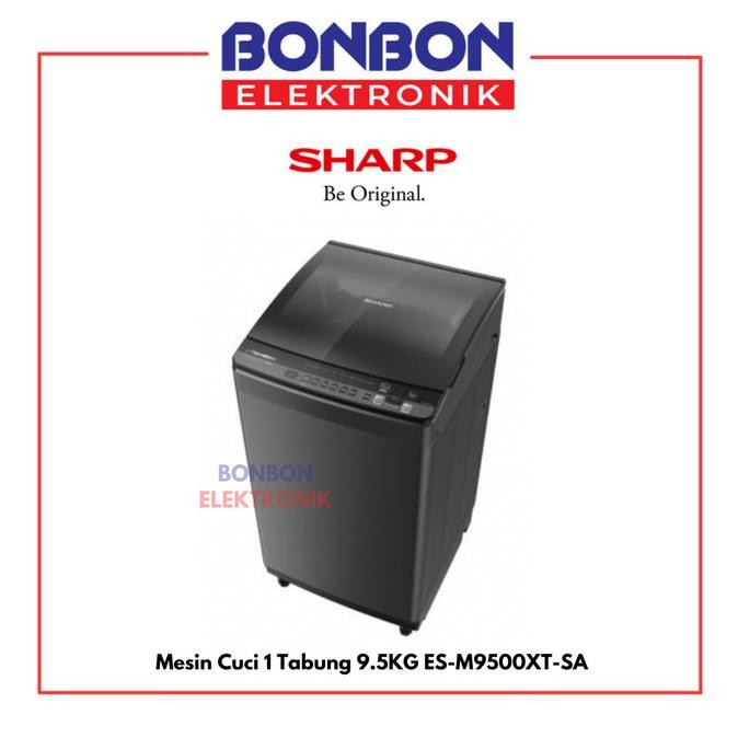 Murah Sharp Mesin Cuci 1 Tabung 9.5Kg Es-M9500Xt-Sa / Esm 9500 Xtsa / 9500Xt
