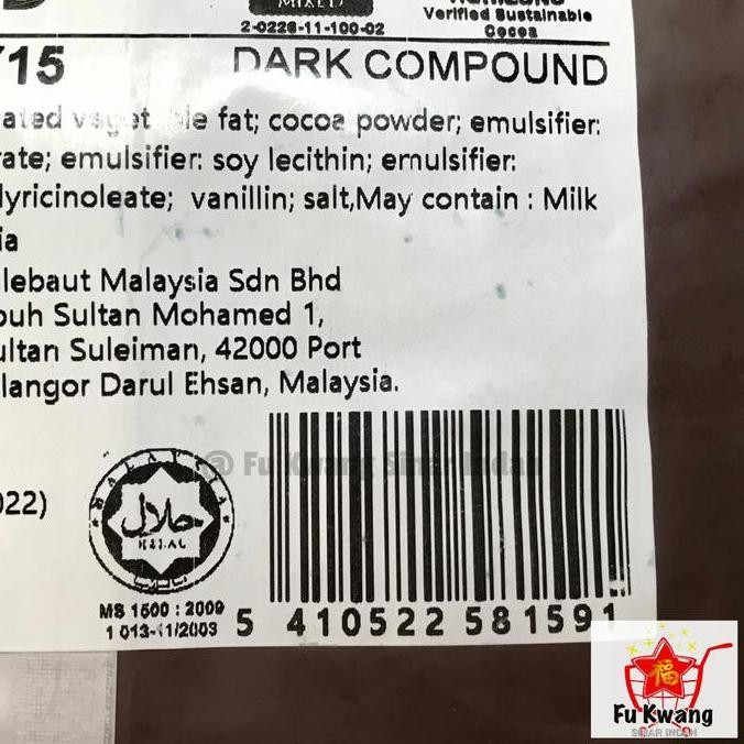 

Van Houten Intense Dark Compound Coin / Cokelat Coin / DCC 250 gram murah