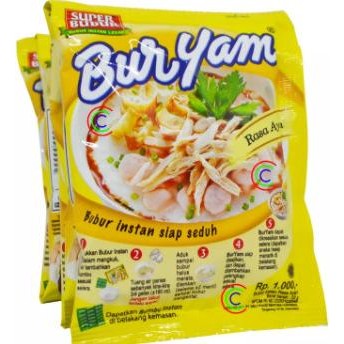 Super Bubur Instan Buryam [22gram /120pcs/1 karton ] murah