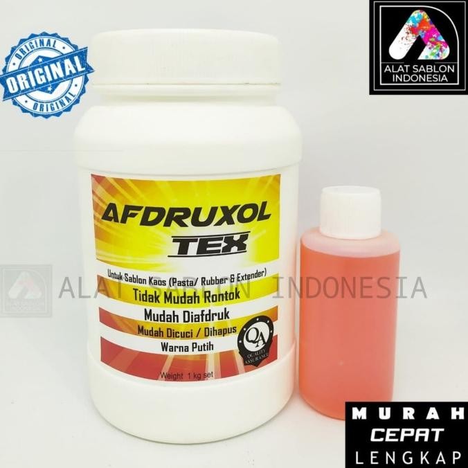 

Promo OBAT AFDRUK AFDRUXOL TEX SABLON BASIS AIR PUTIH BERKUALITAS 1KG COD