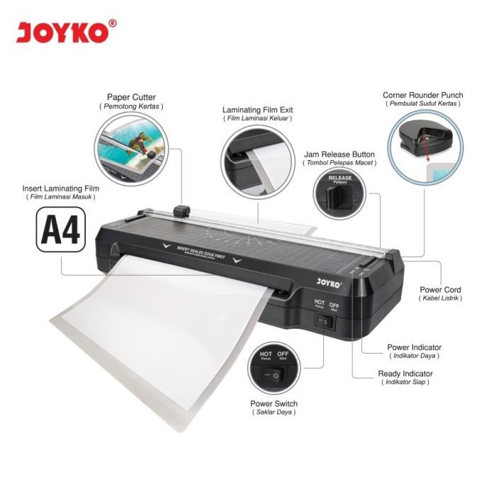 

Promo Mesin Laminating 3 In 1 Fungsi Joyko Lm06 Size A4 F4 - Laminator Lm-06