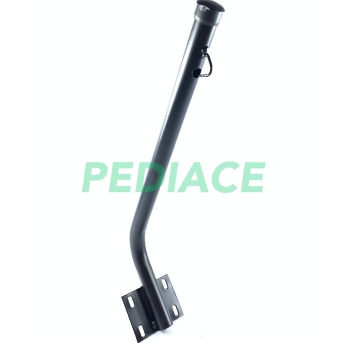 Tiang Besi Gantung Lampu Jalan / Rumah Burung / Fitting Kap Lampu