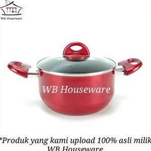 Grosir Panci Tutup Kaca / Panci Teflon Anti Lengket / Dutch Oven 20Cm Supra