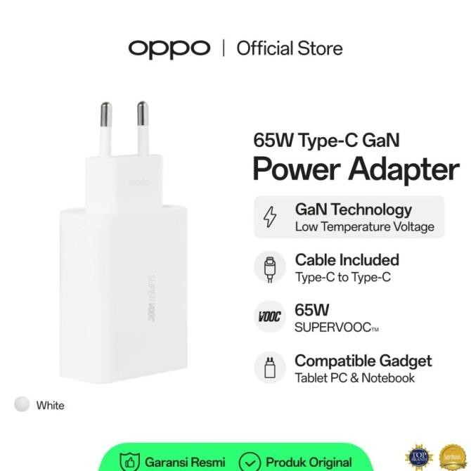 Oppo Power Adapter 65Watt Gan Supervooc Resmi Co